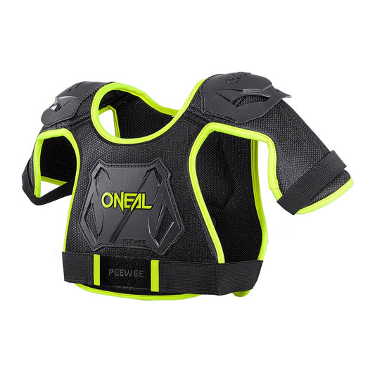 O'NEAL peewee kinder borst beschermer zwart of zwart/geel