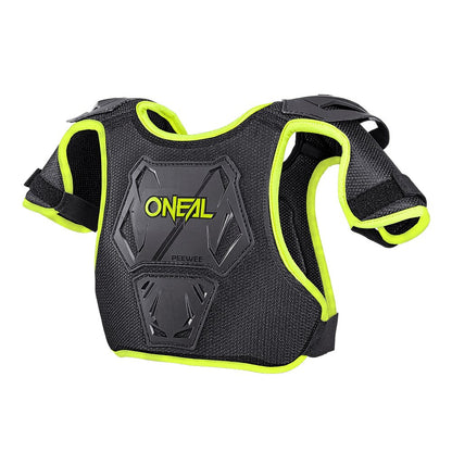 O'NEAL peewee kinder borst beschermer zwart of zwart/geel