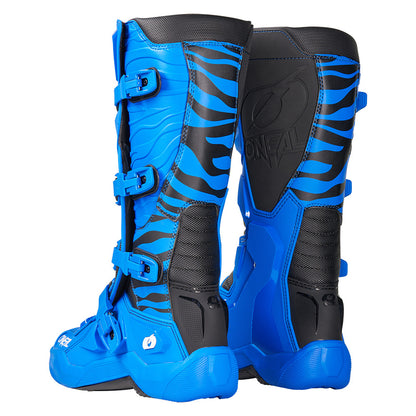 O'NEAL 3SRS mx laarzen zebra blauw