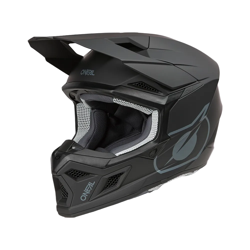 O'NEAL 3srs kinder helm solid zwart