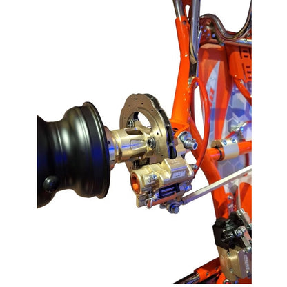 BRM KZ 2-takt schakel kart chassis compleet