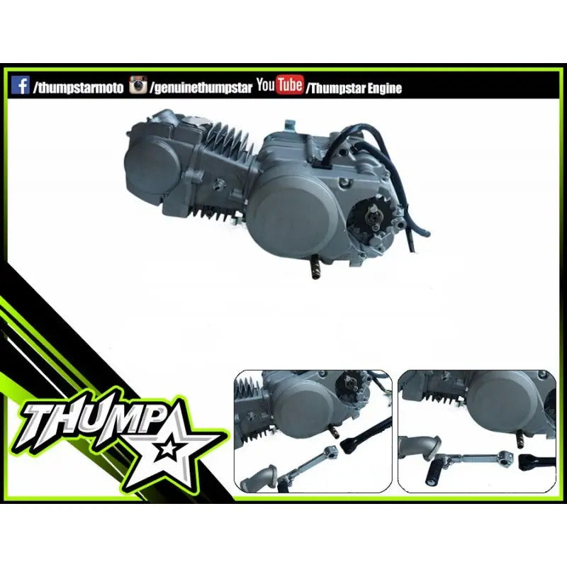 Thumpstar YX 125cc motor met kickstart en koppeling