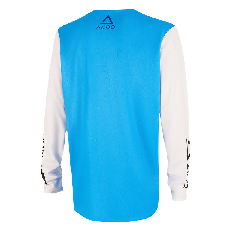 AMOQ ascent comp shirt blauw/wit
