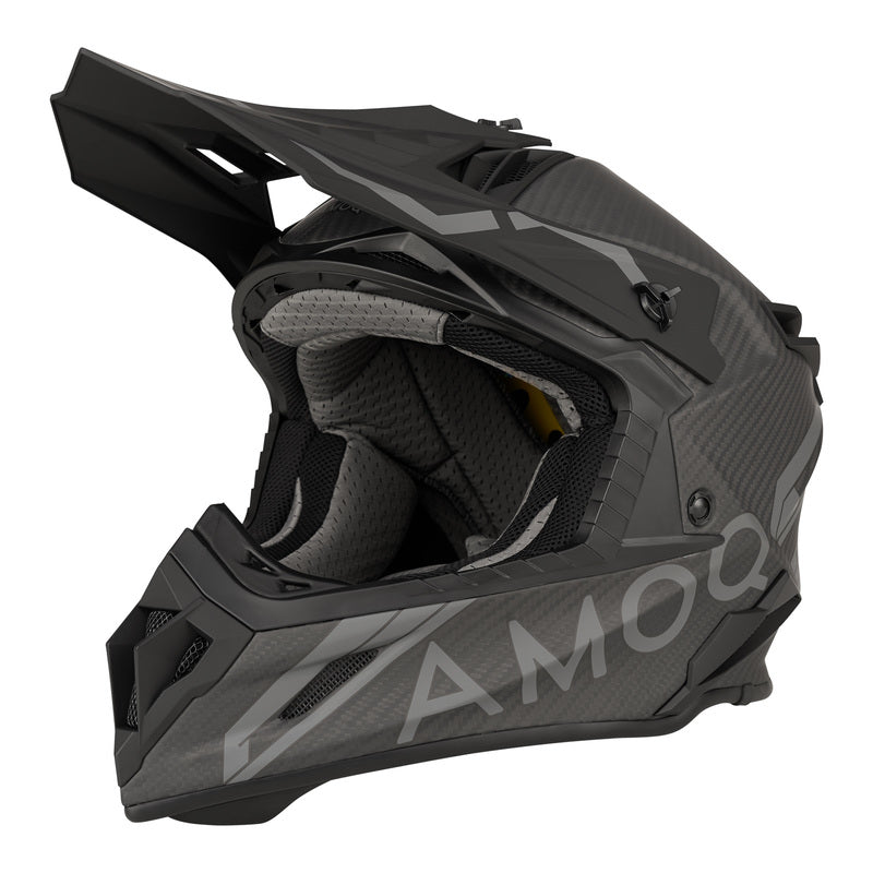 AMOG friction MIPS carbon helm zwart/grijs