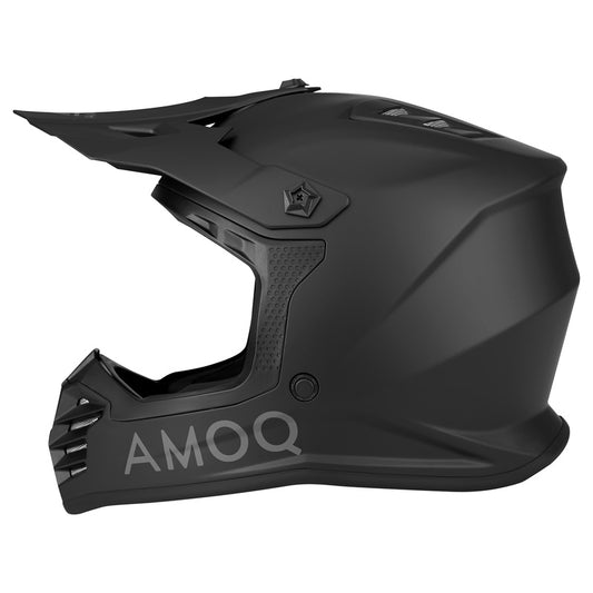 AMOQ Meteor v2 kinder helm blackout