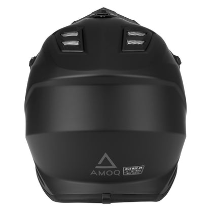 AMOQ Meteor v2 kinder helm blackout