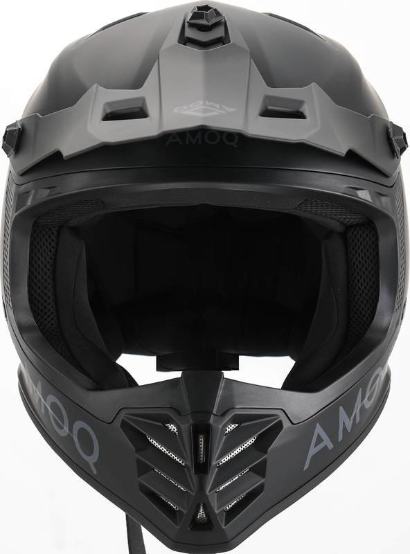 AMOQ Meteor v2 kinder helm blackout