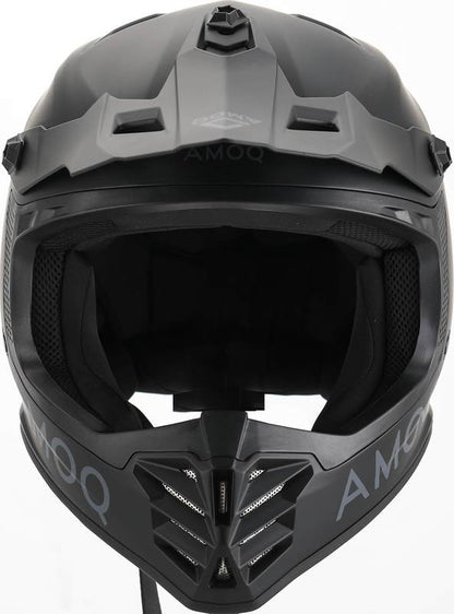 AMOQ Meteor v2 kinder helm blackout