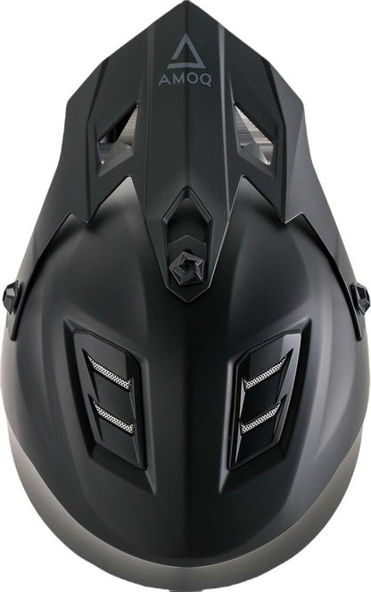 AMOQ Meteor v2 kinder helm blackout
