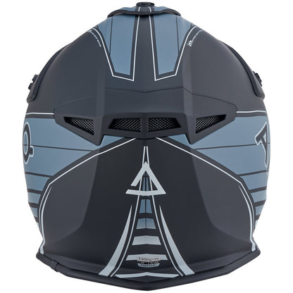 AMOQ meteor V2 helm axis zwart/grijs