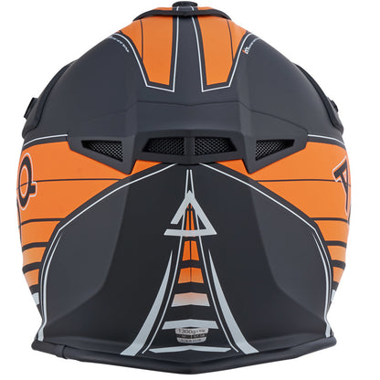 AMOQ meteor V2 helm axis zwart/oranje