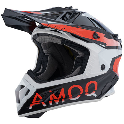 AMOQ friction MIPS helm zwart/rood