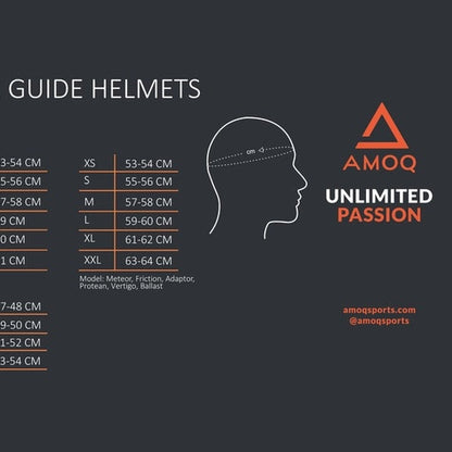 AMOQ meteor V2 helm axis zwart/grijs