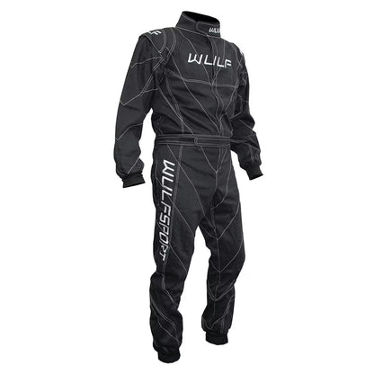 Wulfsport proban race overall zwart/wit