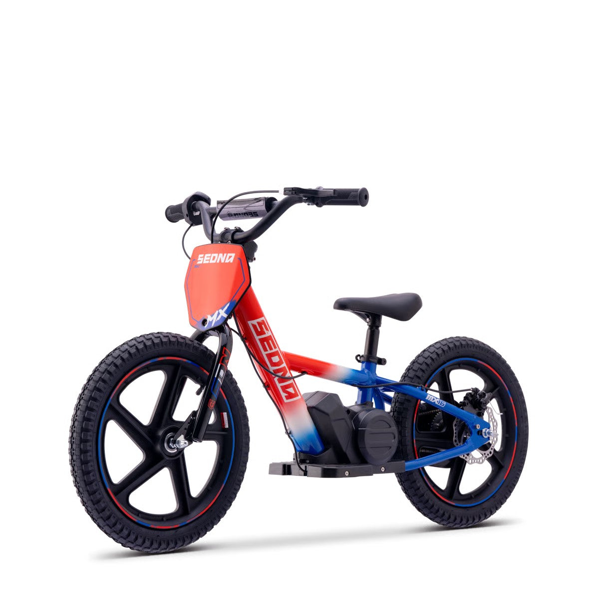 Apollo sedna mx16 elektrische loopfiets rood/wit/blauw