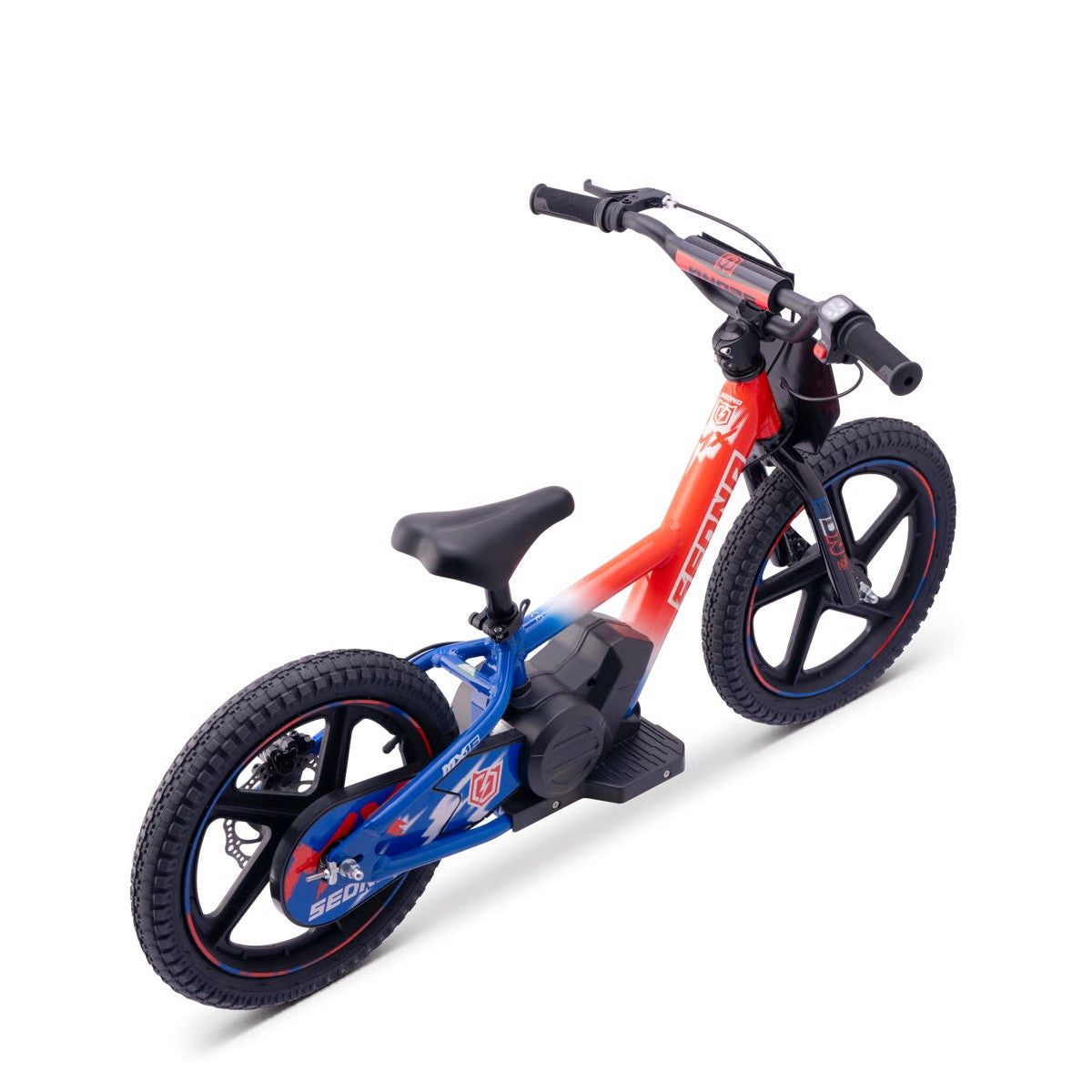 Apollo sedna mx16 elektrische loopfiets rood/wit/blauw