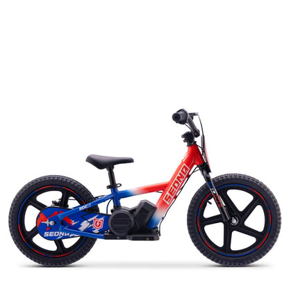 Apollo sedna mx16 elektrische loopfiets rood/wit/blauw