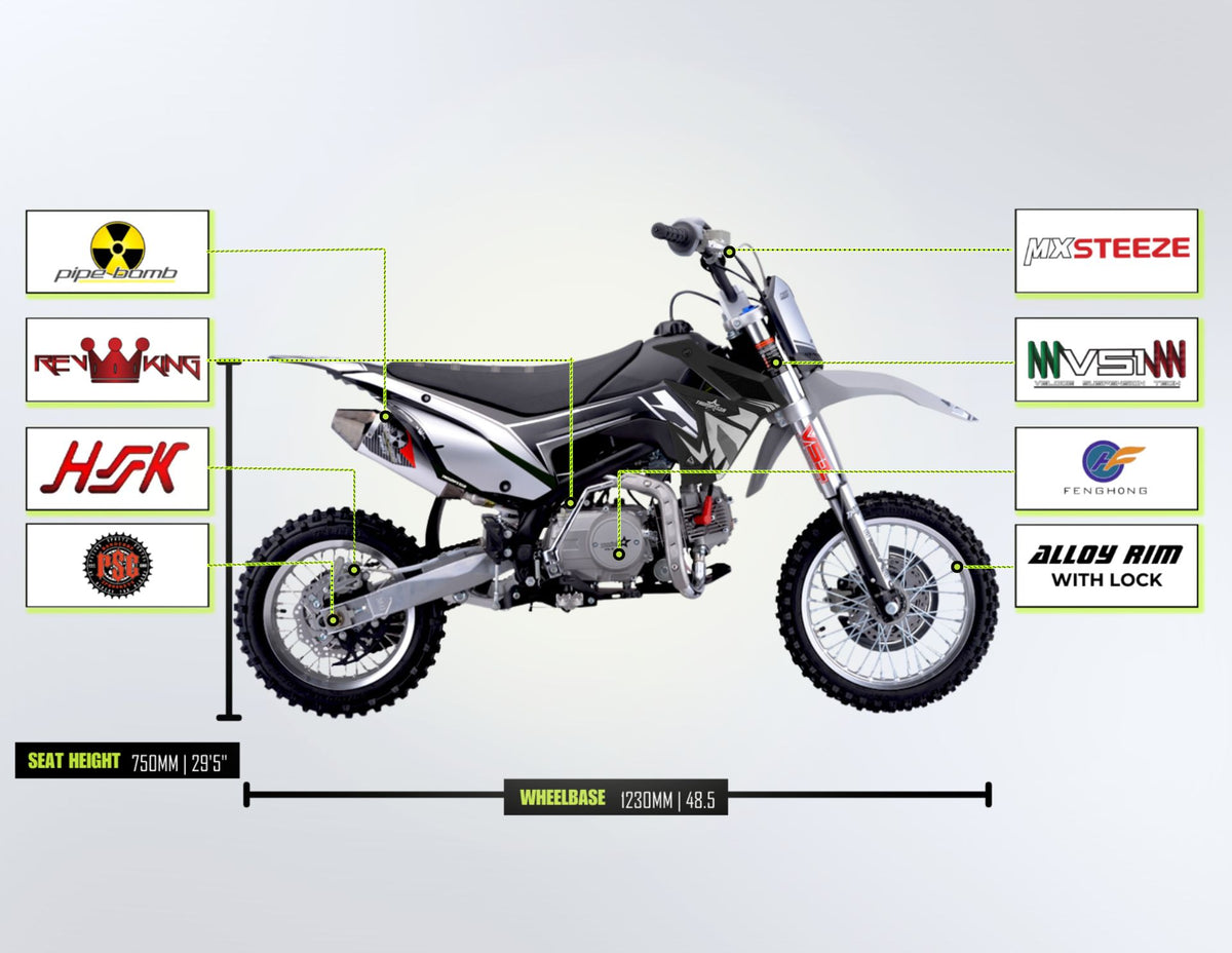 (PRE-ORDER) Thumpstar TSB125-E schakel met E-start